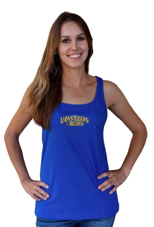 Relaxed Women's Tanks- Royal