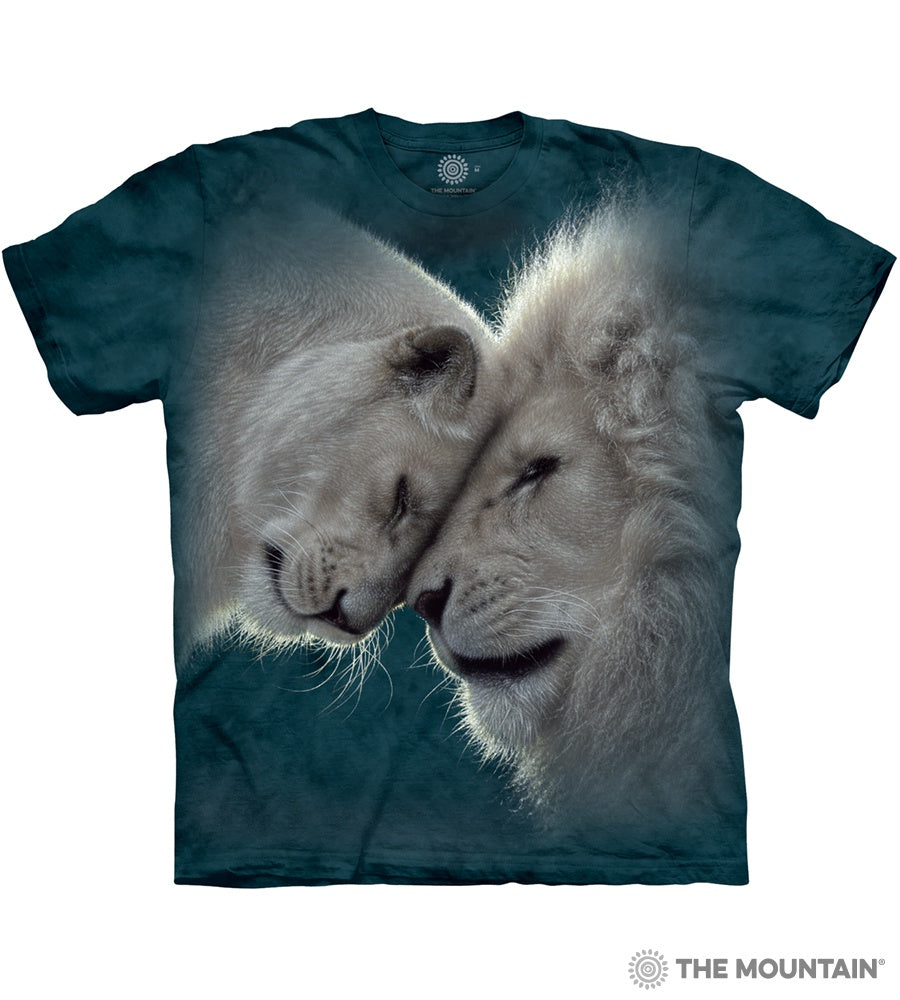 The Mountain White Lion Love T-shirt